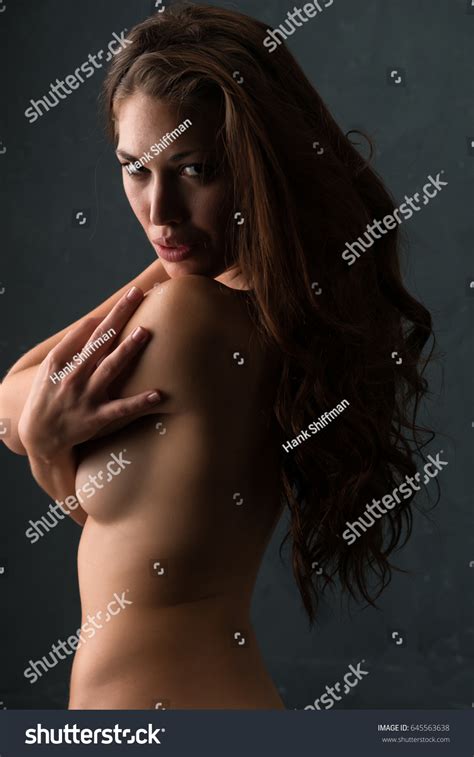 Beautiful Petite Brunette Nude Deep Shadow Stock Photo 645563638 Shutterstock