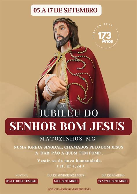 Programa O Religiosa Do Jubileu Do Senhor Bom Jesus Em Matozinhos