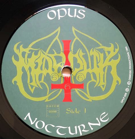 Blackdeaththrash Metal Blog By Herr Tompa Marduk Opus Nocturne 1994