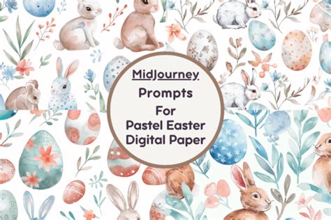 Pastel Easter Digital Paper Graphic By Milano Creative Creative Fabrica