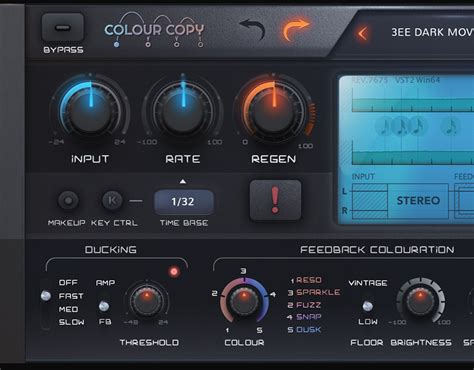 Vst Plugin Skin For Audio Gui Design Behance