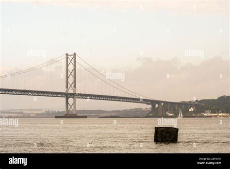 Edinburgh Scotland The Forth Road Bridge A Suspension Bridge Opened