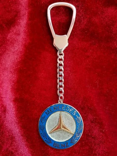 MERCEDES SCHLÜSSELANHÄNGER SILBER echtes Sterlingsilber 925 Oldtimer