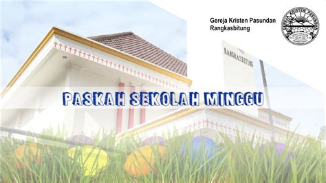 Ibadah Paskah Sekolah Minggu 12 April 2020 YouTube