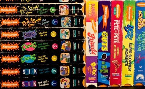 Nickelodeon Vhs Tapes Nickelodeon Nickelodeon Videos Childhood