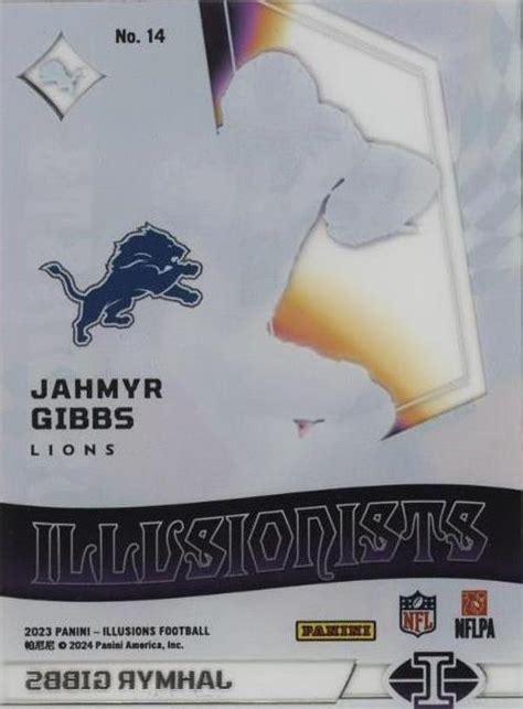 2023 Panini Illusions Jahmyr Gibbs 14 For Sale EBay