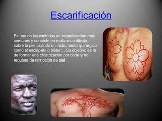 Tatuajes Y Escarificacion PPT Descarga Gratuita