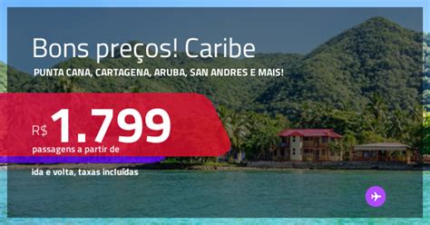 Bons preços Passagens para CANCÚN CARTAGENA PANAMÁ HAVANA ARUBA