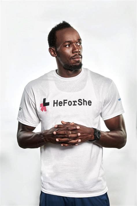 Usain Bolt O Homem Mais R Pido Do Mundo Aderiu Campanha Heforshe