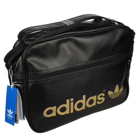 Adidas Mens Airline Bag Black Gold