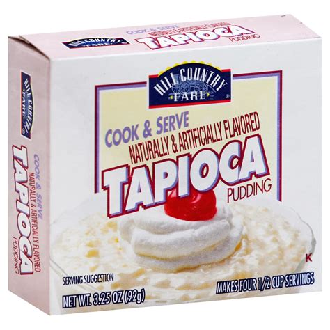 Hill Country Fare Cook And Serve Tapioca Pudding Mix Shop Pudding And Gelatin Mix At H E B