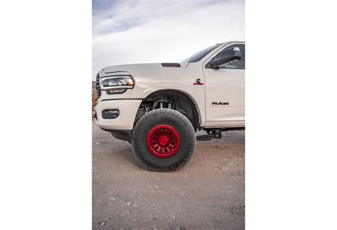 2021 Dodge Ram 2500 Black Rhino Primm Red Wheel Pros