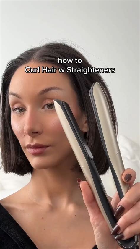 Quick Hack Curl Your Hair With Straighteners [video] In 2024 Hair Tutorial Curl Hair With