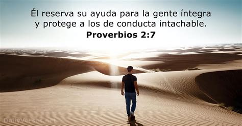 Proverbios 2 7 Versículo de la Biblia DailyVerses net