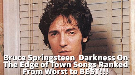 Bruce Springsteen Reaction Darkness On The Edge Of The Town Songs