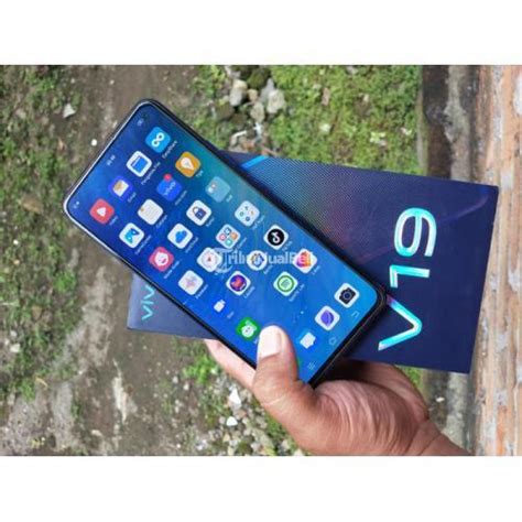 HP Vivo V19 RAM 8 128GB Blue Second Fullset Mulus Istimewa Di