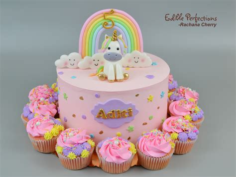 Unicorn Rainbow Cake Edible Perfections