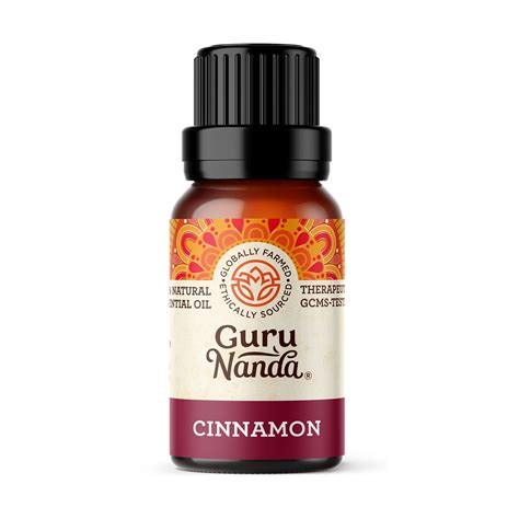 Guru Nanda Aromatherapy 100 Pure And Natural Cinnamon 5 Fl Oz