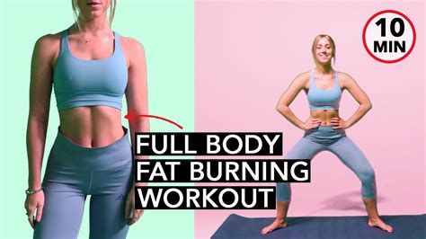 10 Minute Full Body Fat Burning Workout At Home No Equipment Youtube