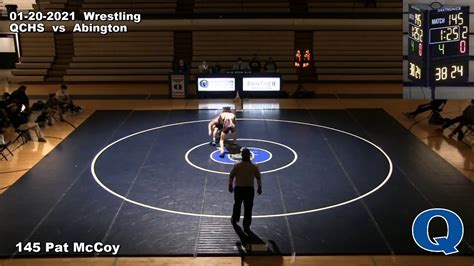 Wrestling Qchs Vs Abington H S Youtube