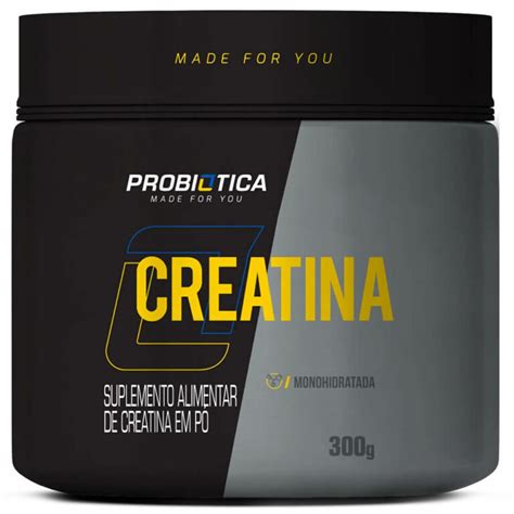 Creatina Monohidratada 300g Probiótica Meu Mundo Fit