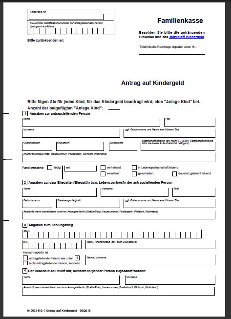 Antrag Auf Kinderzuschlag