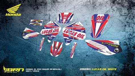 Kit Calcos Ploteo Honda Xl Brasil En Venta En Cruz