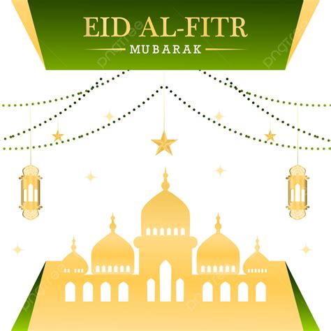 รูปการออกแบบ Eid Al Fitr ที่สมจริงในพื้นหลังโปร่งใส Png มีความสุข ทันสมัย วันภาพ Png และ