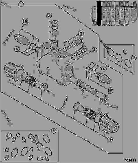 Valve Excavator Ext Dipper Section Details Construction Jcb