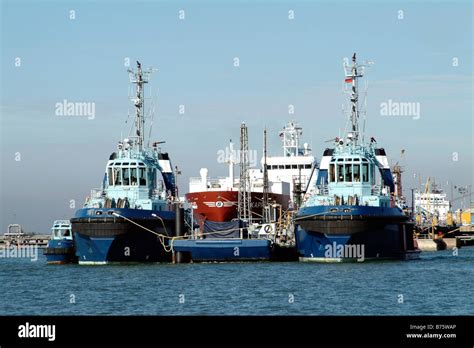 Marine Terminal At Exxonmobil Fawley Oil Refinery On Southampton Water