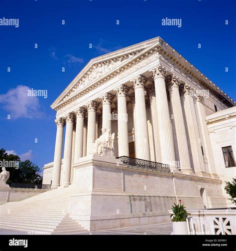 USA Washington DC Supreme Court Building Stock Photo - Alamy