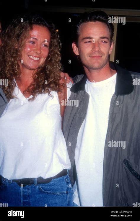 Beverly Hills California Usa 3rd April 1995 Actor Luke Perry And Wife Minnie Rachel Sharp