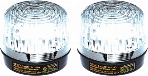 Seco Larm Sl 126qc Clear Strobe Light For 6 To 12v Use Easy 2 Wire