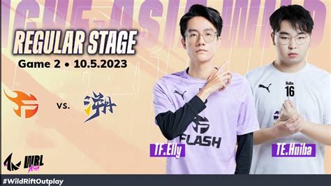 Tf Vs Te Game Regular Stage Wrl Asia Team Flash Vs