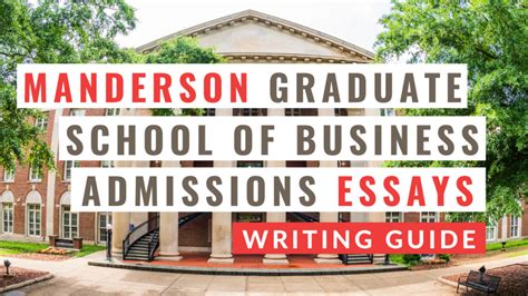 2023 2024 Mba Essays Tips For Manderson University Of Alabama