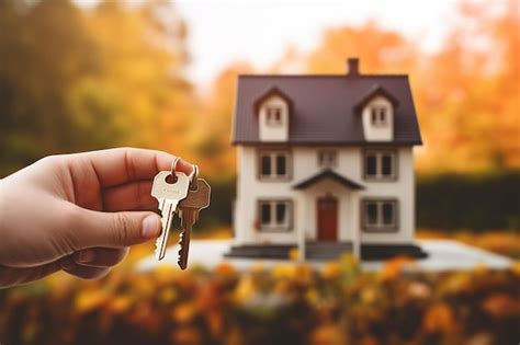 Premium Ai Image Real Estate Agent Holding House Key In Hand Real