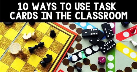 Ways To Use Task Cards In The Classroom Think Tank Teacher