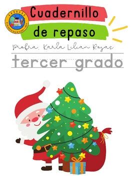 Cuadernillo De Repaso Navidad Tercer Grado By Karla Lilian TPT