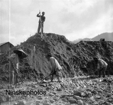 Mogok Ruby Mines, Digging for Rubies, Myanmar, Burma, Asia, 1920s antique photo reprint ...