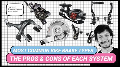 Most Common Bike Brake Types The Pros And Cons Of Each System Youtube