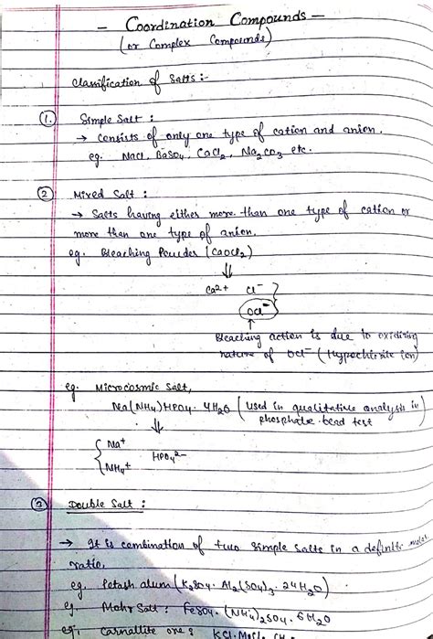 Solution Coordination Compounds And Illustrations Jee Advanced Studypool