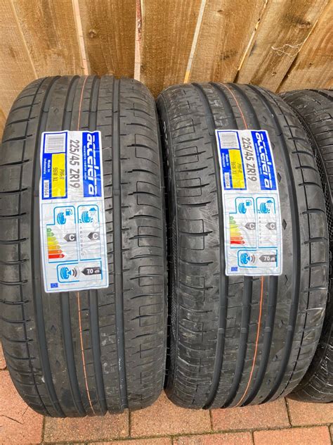 2 X 225 45zr19 96w Xl Accelera 225 45 19 Extra Load Tyres 225 45r19 96w