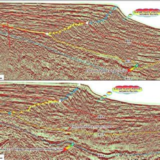 Dip Oriented Seismic Sections And Their Accompanying Line Drawings