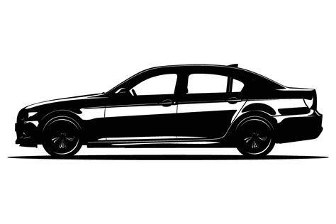 Sedan Car Silhouette Vector Art At Vecteezy