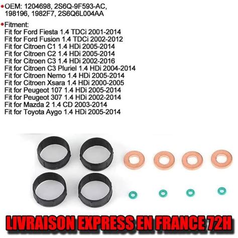 Kit Jeu Joint Injecteur CITROEN C1 C2 C3I C3 II C3 Pluriel XSARA NEMO