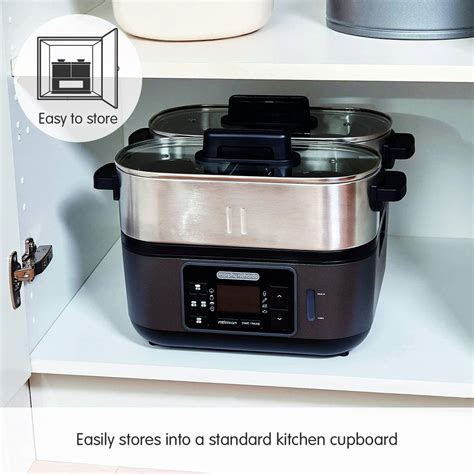 Morphy Richards 470006 Intellisteam Kitchen Food Steamer 1600W Stainle ...