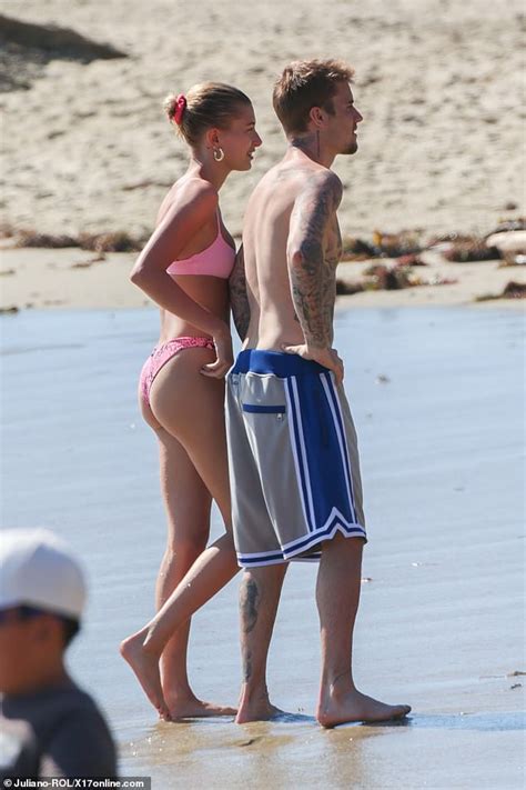 Justin Bieber And His Wife Hailey Baldwin Enjoy Fun Day At Laguna Beach