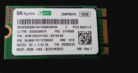 Vásárlás SK hynix BC501 128GB M 2 PCIe HFM128GDGTNG Belső SSD