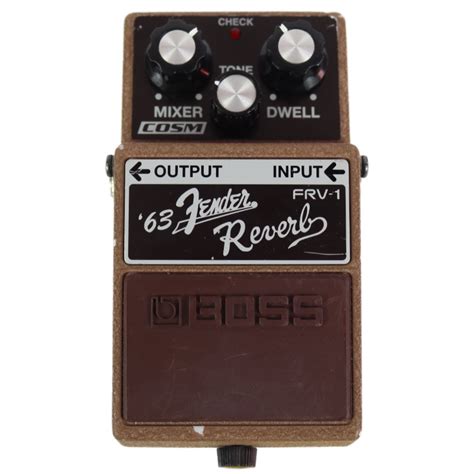 Boss 【中古】リバーブ エフェクター Frv 1 63 Fender Reverb ボス リヴァーブ エフェクター（中古送料無料）【楽器