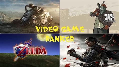 2018 Video Games Ranker Tier List Narik Chase Studios